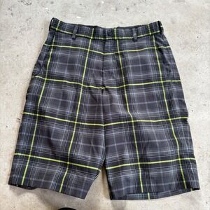 Nike Golf‎ Dri-FIT Plaid Shorts Mens Size 30 Performance Golf Activewear